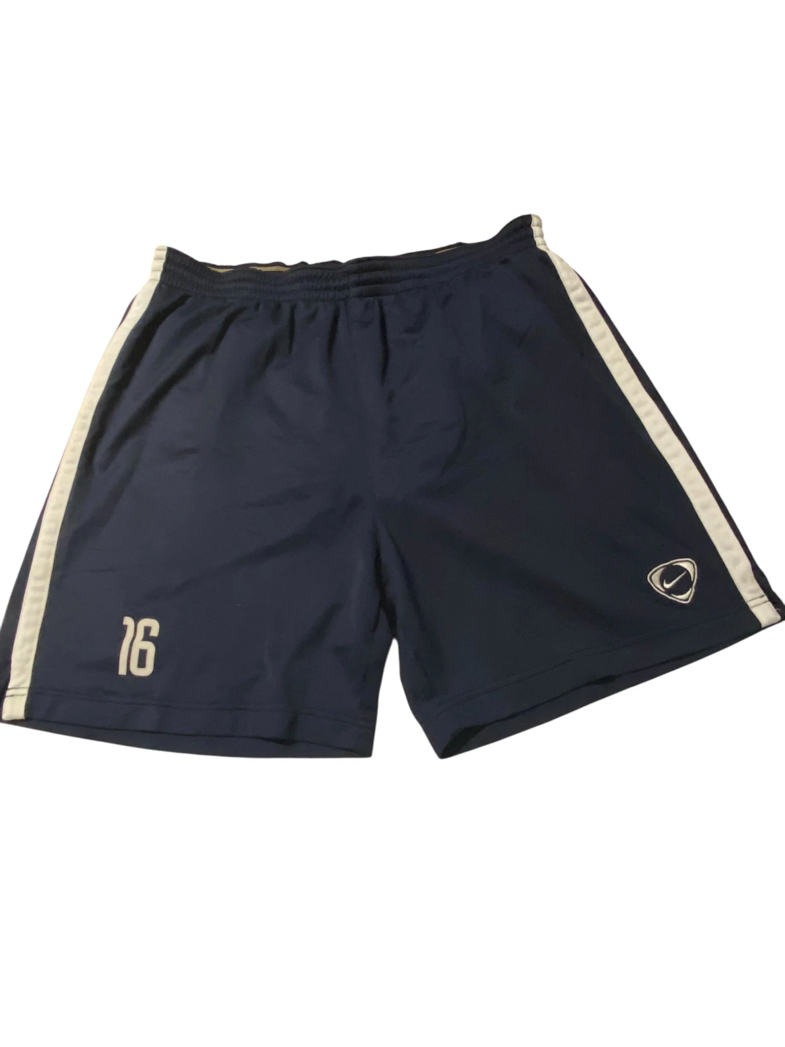 Nike Vintage Football Shorts XL | Navy Soccer Training Shorts | Y2K Sportswear | Unisex